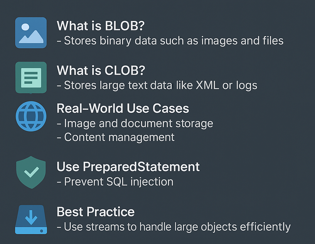 handling-large-objects-blob-and-clob-in-jdbc