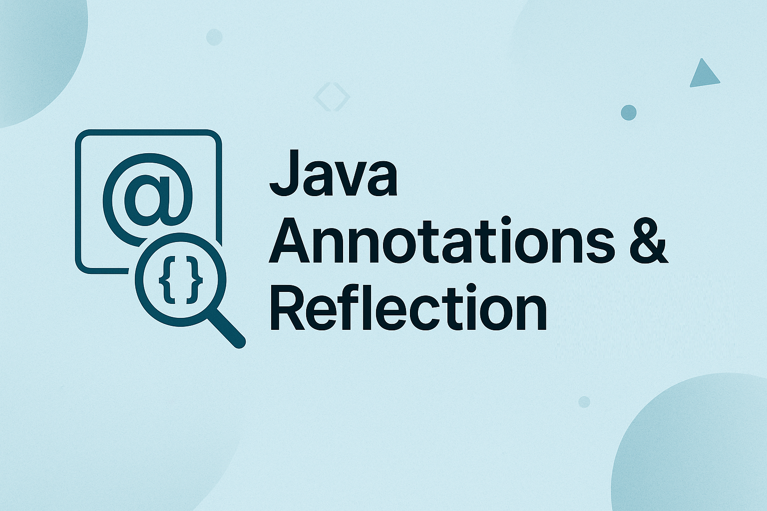 Java Annotations Reflection cover