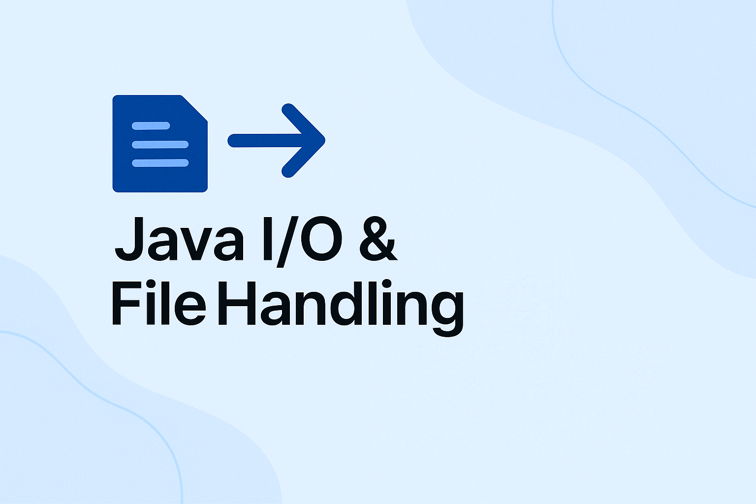 Java Io File Handling cover